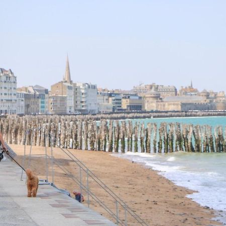 Lostra 2 - Appartement Avec Mezzanine, Front De Mer A Cancale Sur Le Port De La Houle Kültér fotó